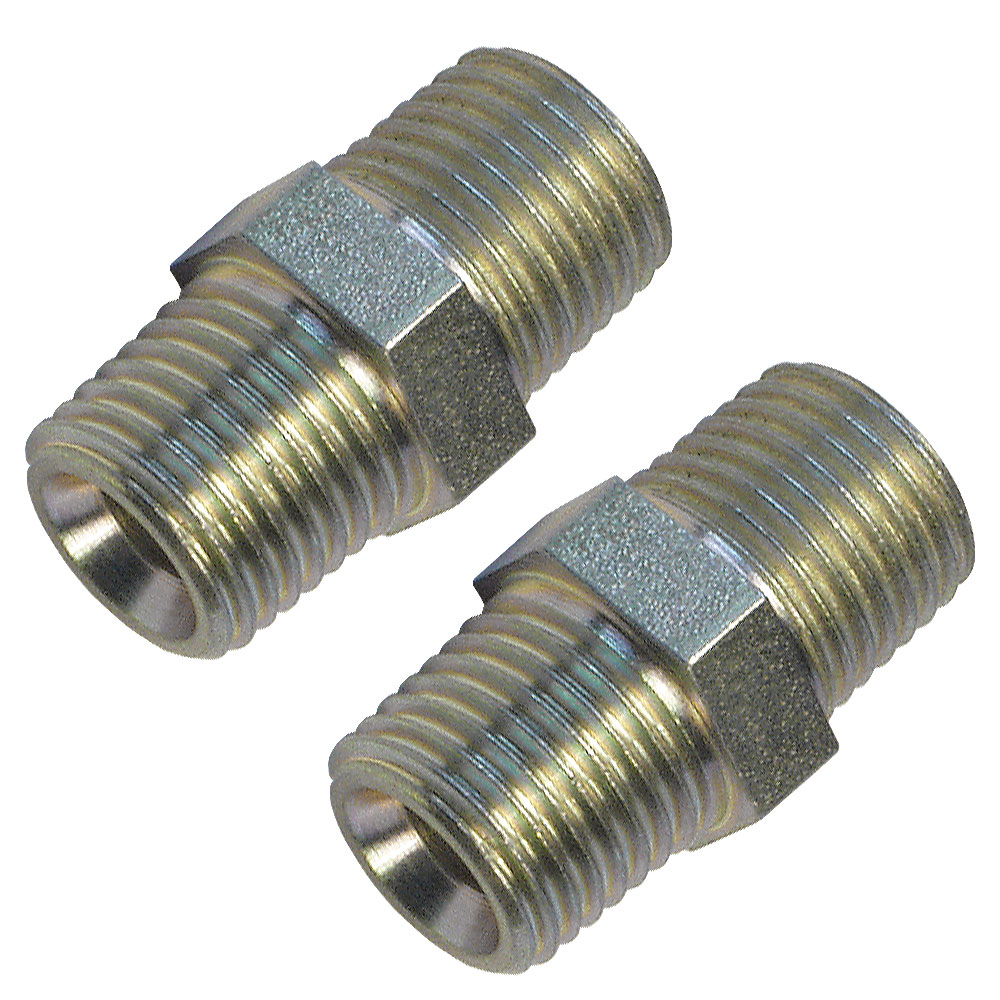 1/4'' BSP Male Air Line Equal Union Pack of 2
